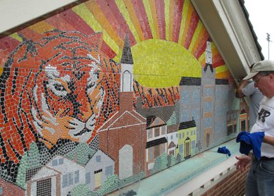 Heights public arts youth center installation