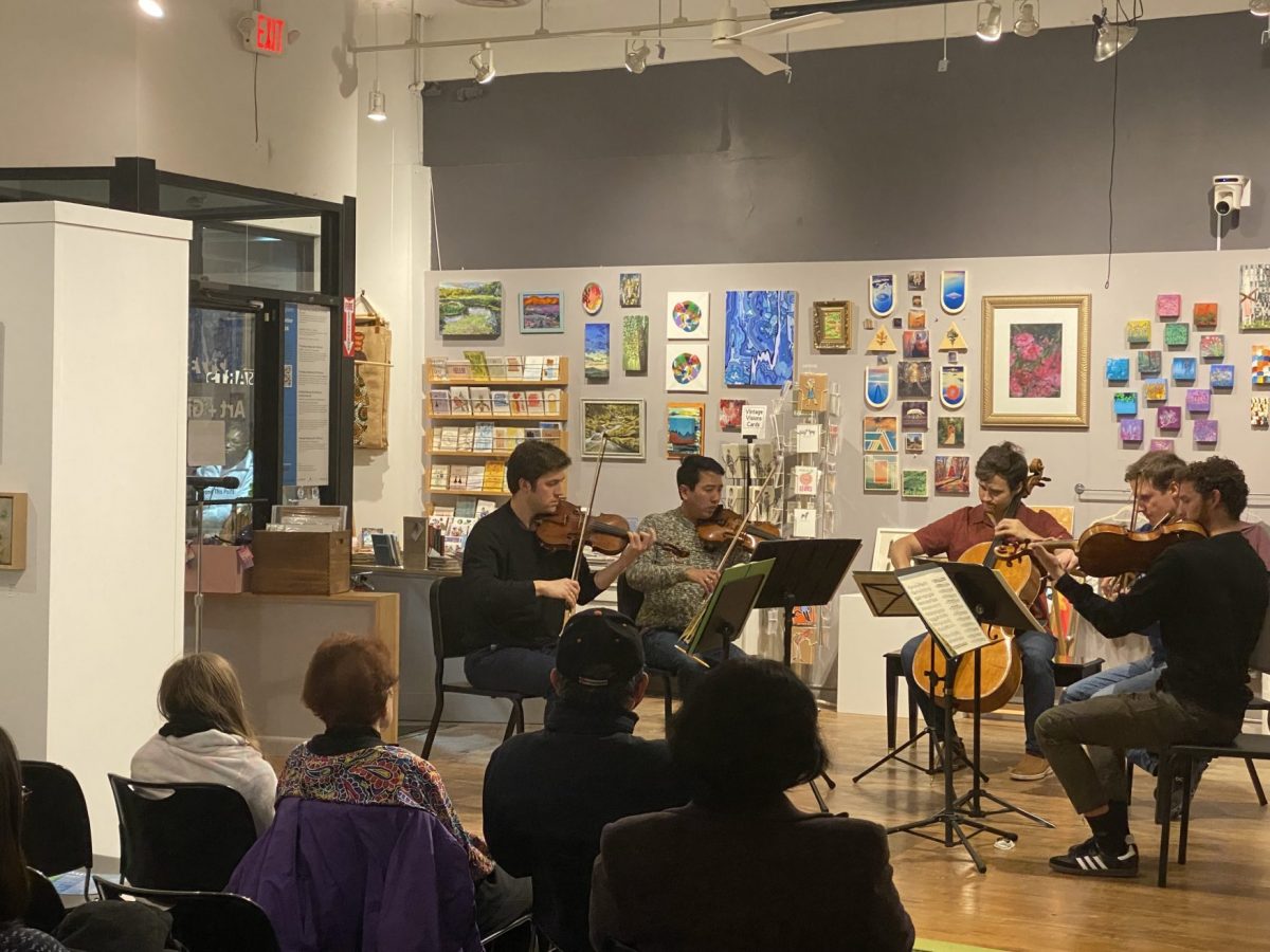 An image representing Close Encounters Open Rehearsal: The Taplin Quartet